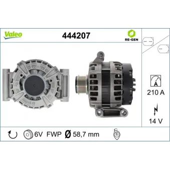 Alternateur VALEO 444207