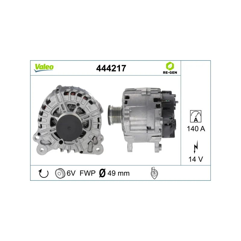 Alternateur VALEO 444217