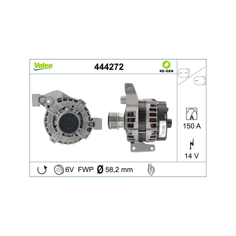 Alternateur VALEO 444272