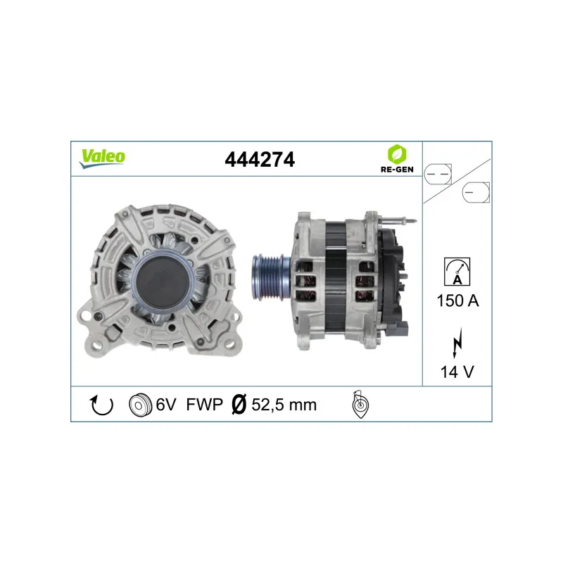 Alternateur VALEO 444274
