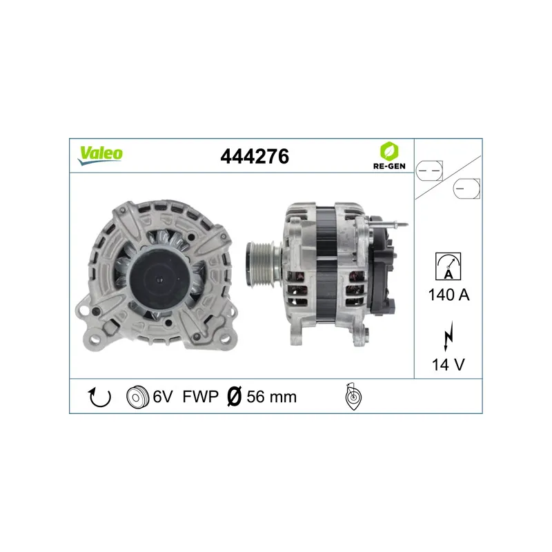Alternateur VALEO 444276