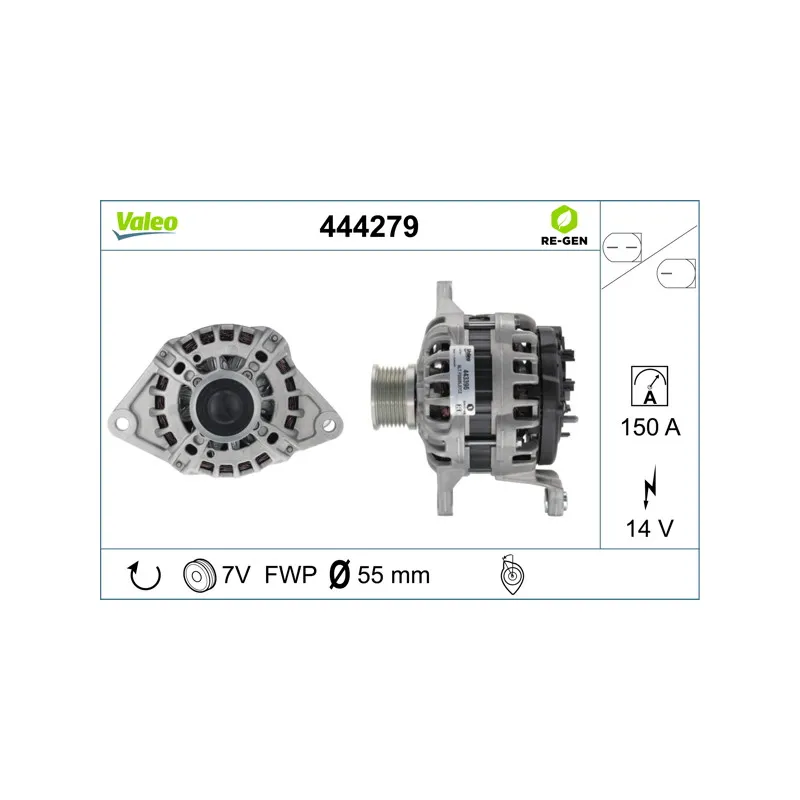 Alternateur VALEO 444279