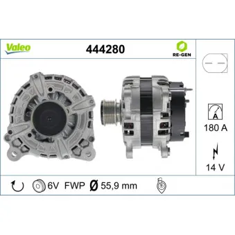 Alternateur VALEO 444280