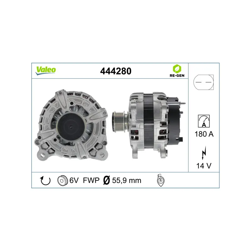 Alternateur VALEO 444280
