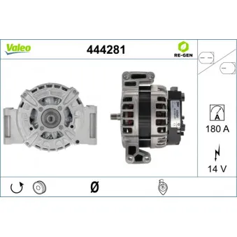 Alternateur VALEO 444281
