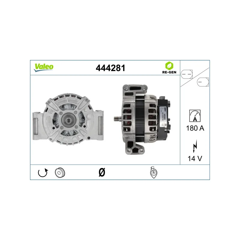 Alternateur VALEO 444281