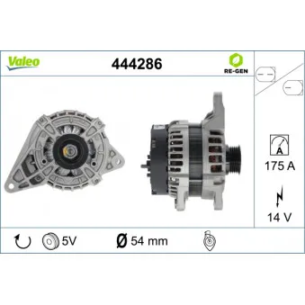 Alternateur VALEO 444286
