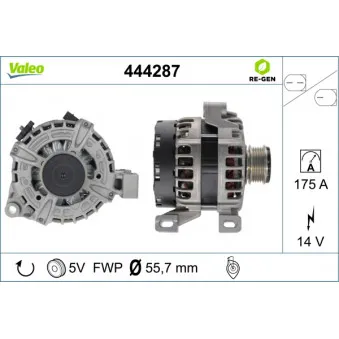 Alternateur VALEO 444287