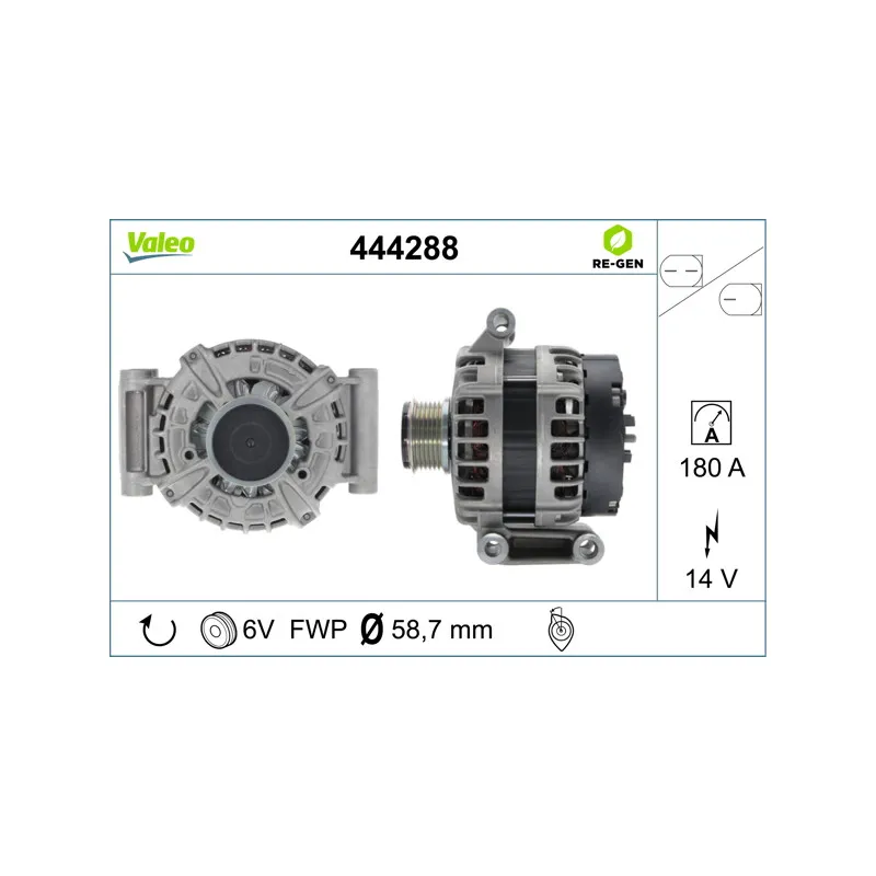 Alternateur VALEO 444288