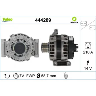 Alternateur VALEO 444289