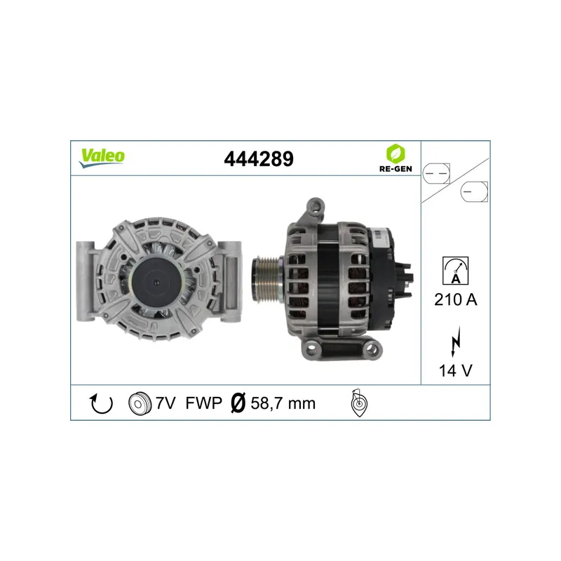Alternateur VALEO 444289