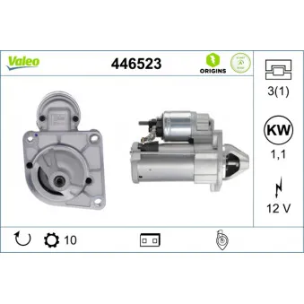 Démarreur VALEO 446523