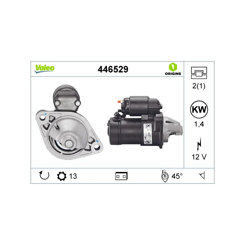 Démarreur VALEO 446529