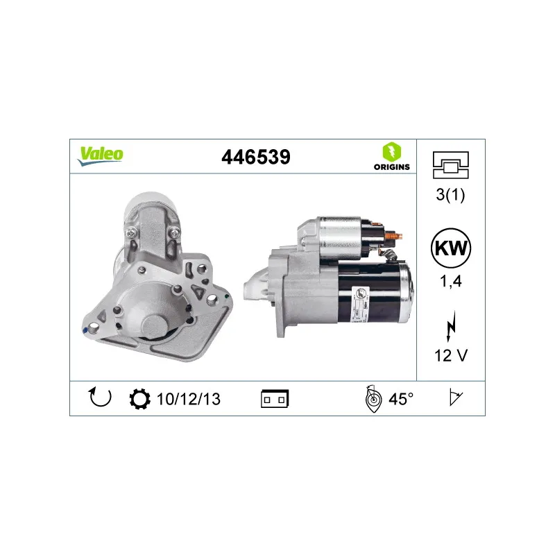 Démarreur VALEO 446539