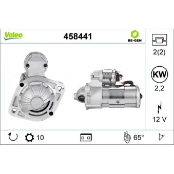 Démarreur VALEO 458441