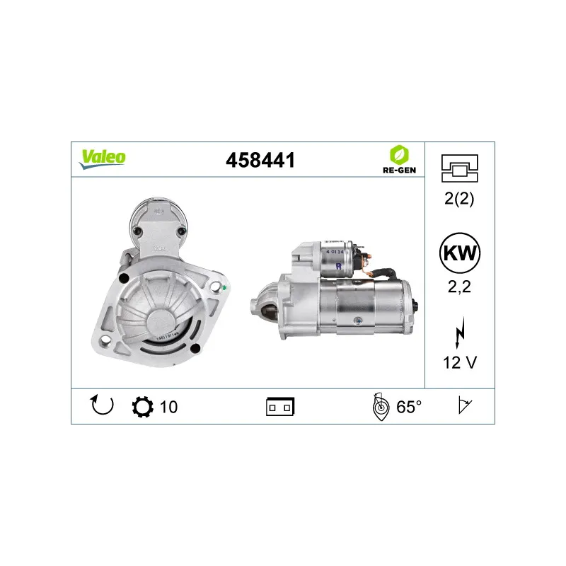 Démarreur VALEO 458441