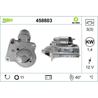 Démarreur VALEO 458803