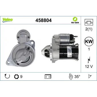 Démarreur VALEO 458804