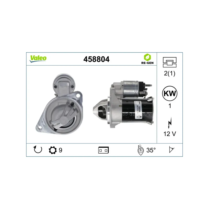 Démarreur VALEO 458804
