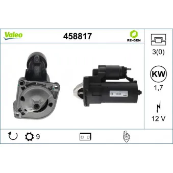 Démarreur VALEO 458817