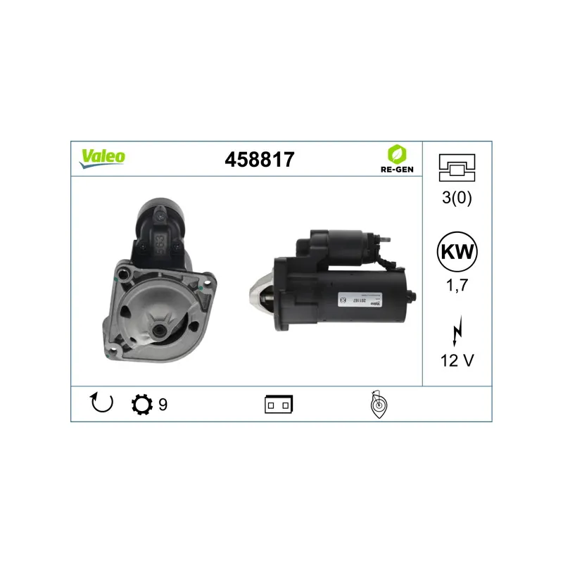 Démarreur VALEO 458817