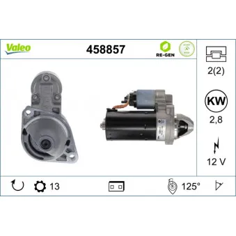 Démarreur VALEO 458857