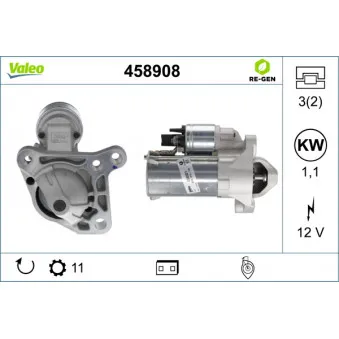 Démarreur VALEO 458908