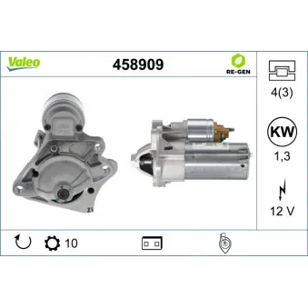 Démarreur VALEO 458909