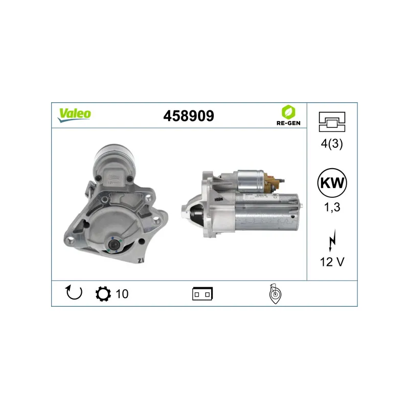 Démarreur VALEO 458909