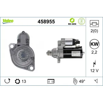 Démarreur VALEO 458955