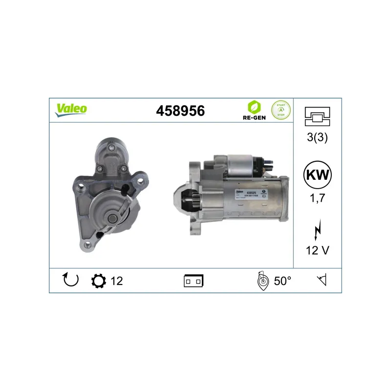 Démarreur VALEO 458956