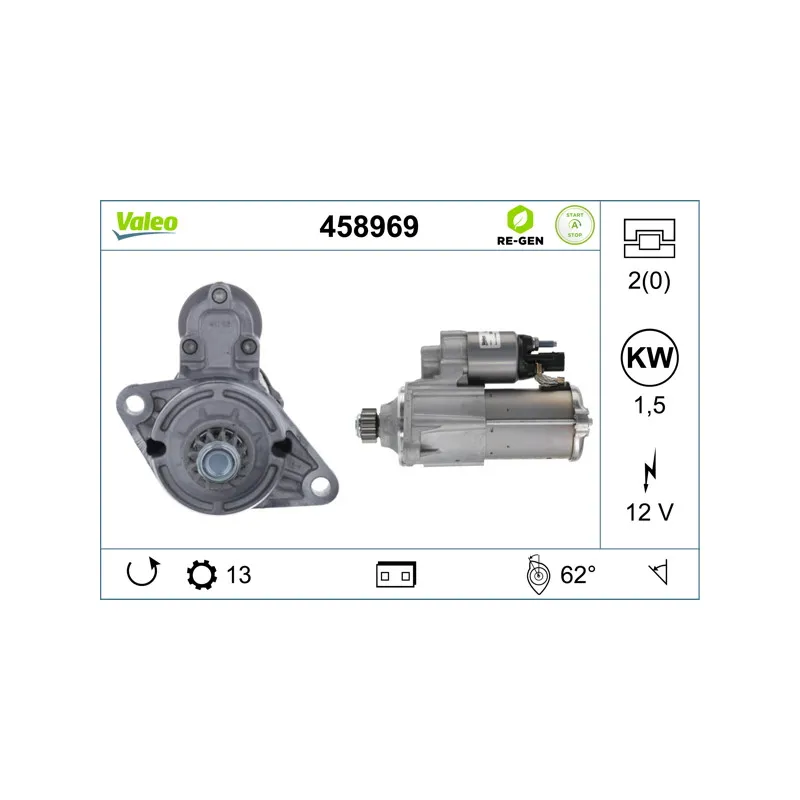 Démarreur VALEO 458969