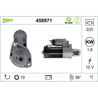 Démarreur VALEO 458971