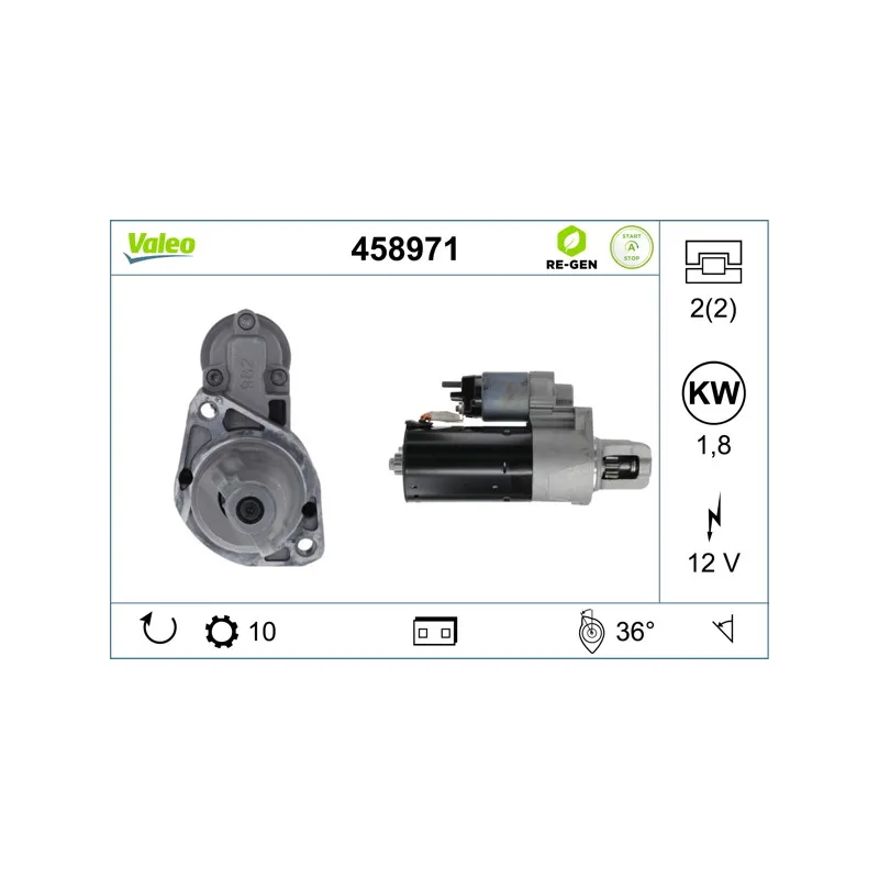 Démarreur VALEO 458971