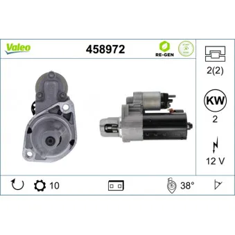 Démarreur VALEO 458972