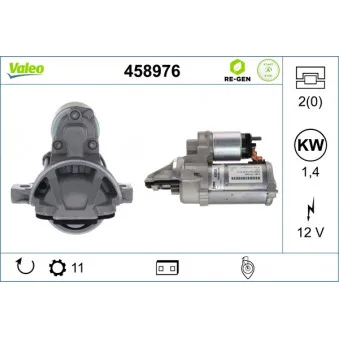 Démarreur VALEO 458976
