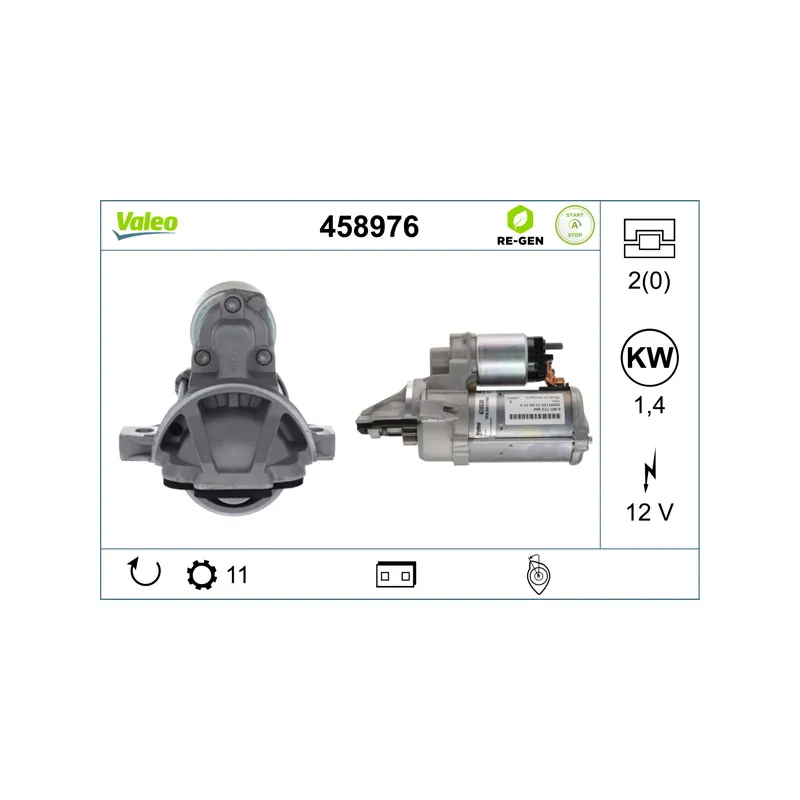 Démarreur VALEO 458976
