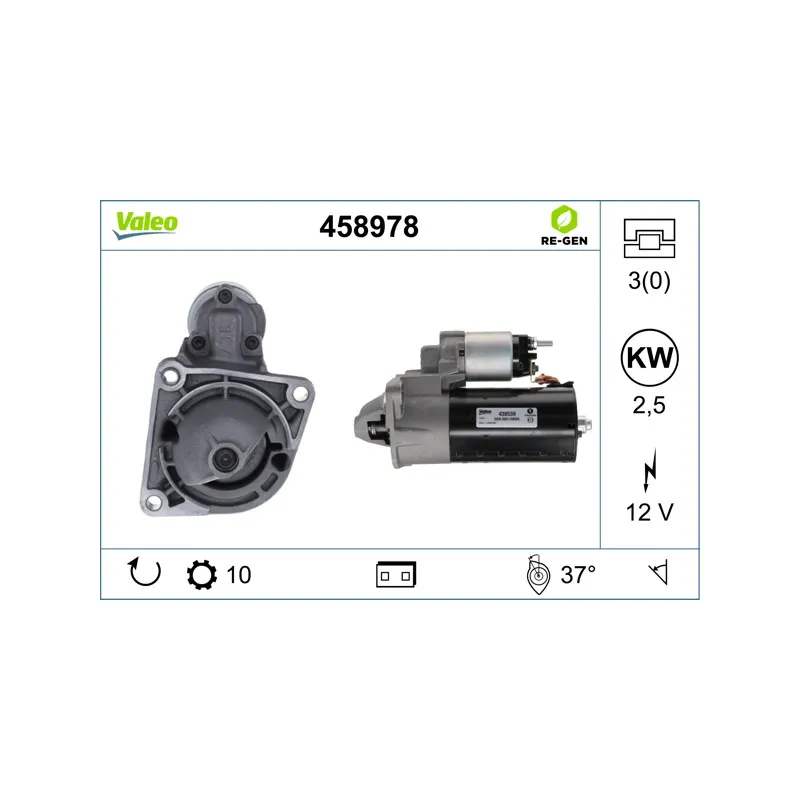 Démarreur VALEO 458978