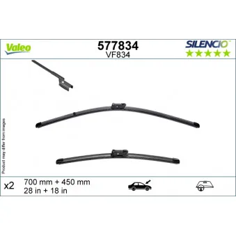 Kit balais d'essuie-glace VALEO 577834