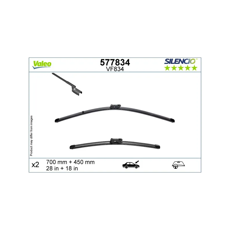 Kit balais d'essuie-glace VALEO 577834