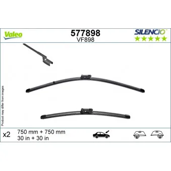 Kit balais d'essuie-glace VALEO 577898