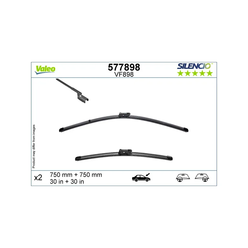 Kit balais d'essuie-glace VALEO 577898