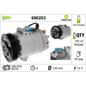 Compresseur, climatisation VALEO