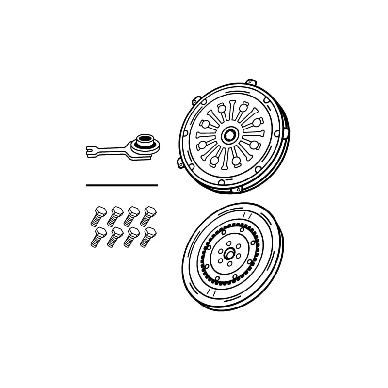 Kit d'embrayage VALEO 855308