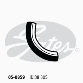 Durite de radiateur GATES 05-0859