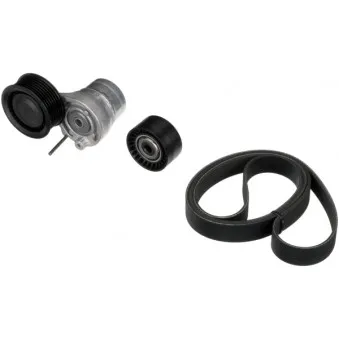Jeu de courroies trapézoïdales à nervures GATES K017PK1378