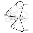 Pompe à eau + kit de courroie de distribution GATES KP15705XS - Visuel 2