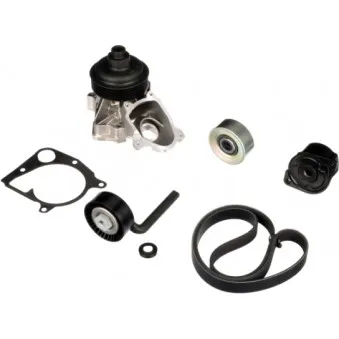 Pompe à eau+Jeu de courroie trapézoïdale à nervures GATES KP16PK2083