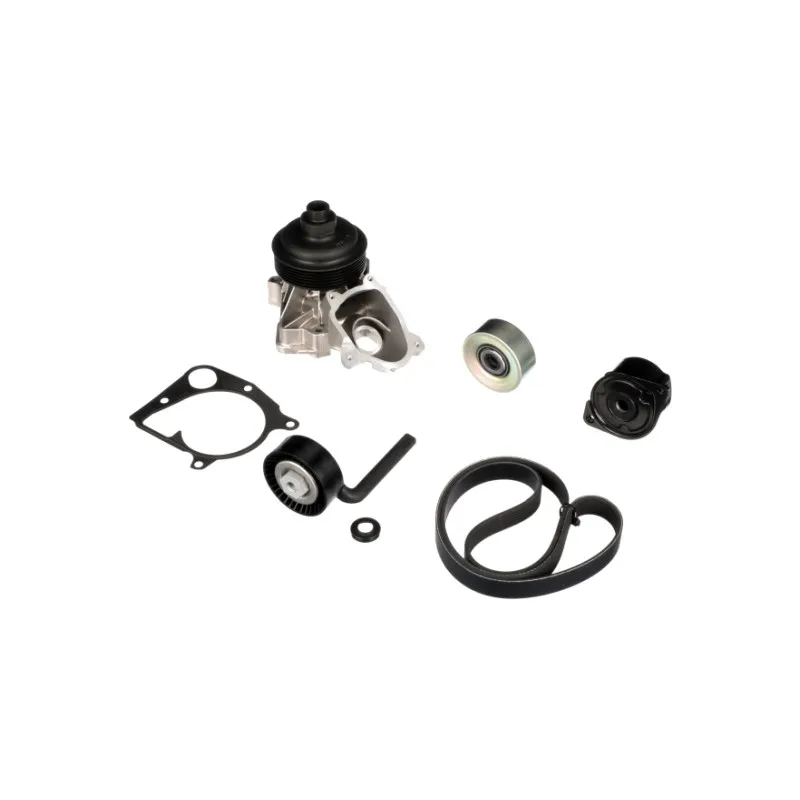 Pompe à eau+Jeu de courroie trapézoïdale à nervures GATES KP16PK2083