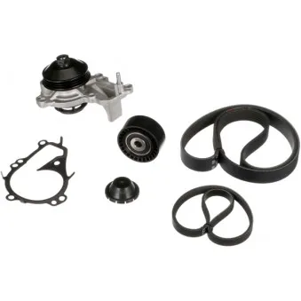 Pompe à eau+Jeu de courroie trapézoïdale à nervures GATES KP16PK848SF